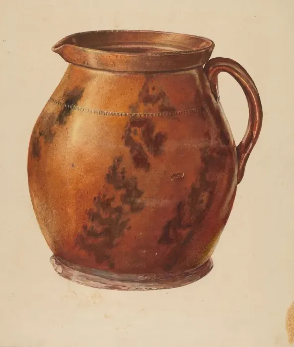 Framed Print : Pitcher, 1938. Creator: Francis Law Durand Framed Print : Pitcher, 1938. Creator: Francis Law Durand