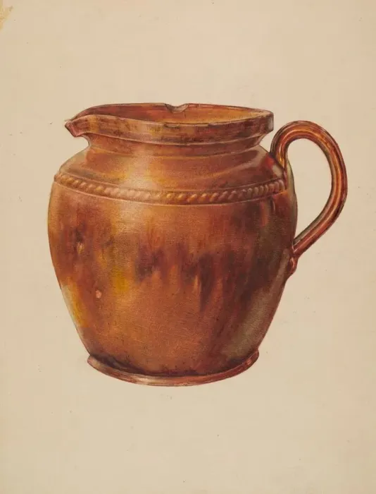 Framed Print : Pitcher, 1938. Creator: Francis Law Durand Framed Print : Pitcher, 1938. Creator: Francis Law Durand