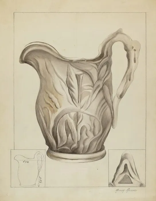 Framed Print : Pitcher, c. 1936. Creator: Anna Aloisi Framed Print : Pitcher, c. 1936. Creator: Anna Aloisi
