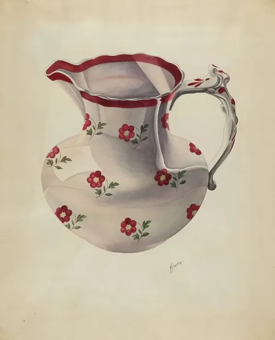 Framed Print : Pitcher, c. 1936. Creator: Edward White