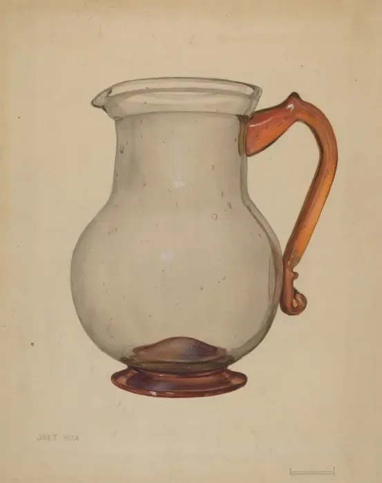 Framed Print : Pitcher, c. 1936. Creator: Janet Riza Framed Print : Pitcher, c. 1936. Creator: Janet Riza