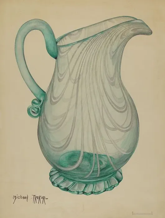 Framed Print : Pitcher, c. 1936. Creator: Michael Trekur Framed Print : Pitcher, c. 1936. Creator: Michael Trekur