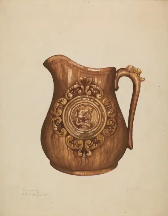 Framed Print : Pitcher, c. 1936. Creator: Samuel O. Klein Framed Print : Pitcher, c. 1936. Creator: Samuel O. Klein