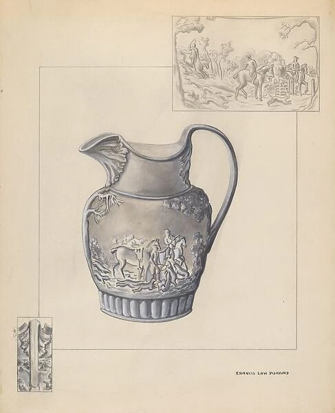 Pitcher, c. 1937. Creator: Francis Law Durand
