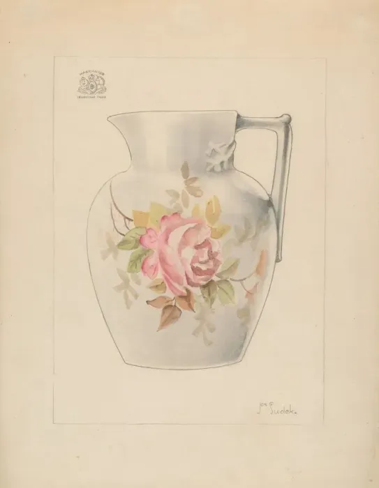 Framed Print : Pitcher, c. 1937. Creator: Joseph Sudek