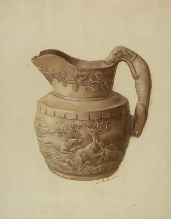 Framed Print : Pitcher, c. 1937. Creator: Max Soltmann Framed Print : Pitcher, c. 1937. Creator: Max Soltmann