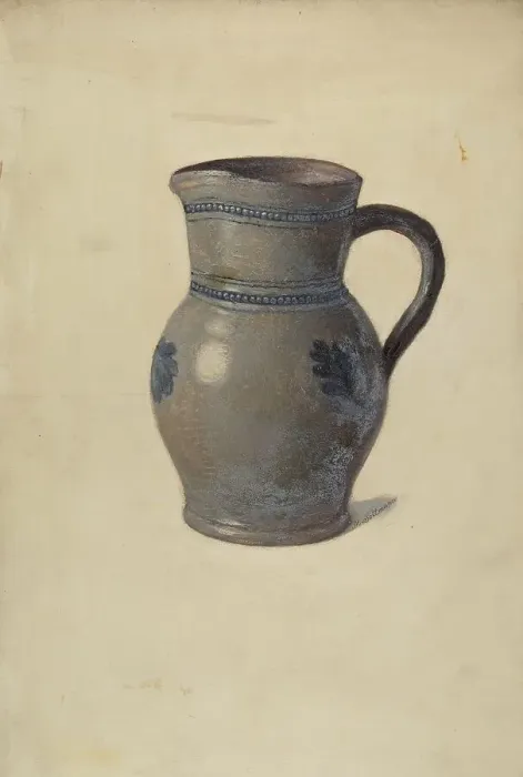 Framed Print : Pitcher, c. 1937. Creator: Max Soltmann Framed Print : Pitcher, c. 1937. Creator: Max Soltmann