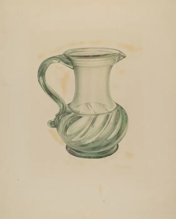 Framed Print : Pitcher, c. 1938. Creator: Marie Mitchell Framed Print : Pitcher, c. 1938. Creator: Marie Mitchell
