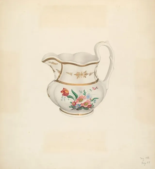 Framed Print : Pitcher, c. 1938. Creator: Roberta Spicer Framed Print : Pitcher, c. 1938. Creator: Roberta Spicer