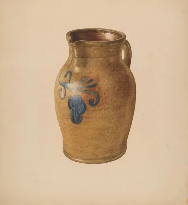 Framed Print : Pitcher, c. 1939. Creator: Giacinto Capelli Framed Print : Pitcher, c. 1939. Creator: Giacinto Capelli