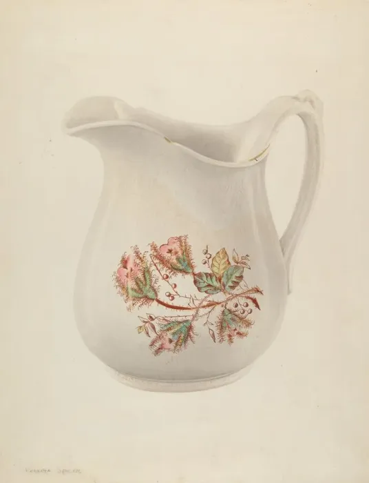 Framed Print : Pitcher, c. 1939. Creator: Roberta Spicer Framed Print : Pitcher, c. 1939. Creator: Roberta Spicer