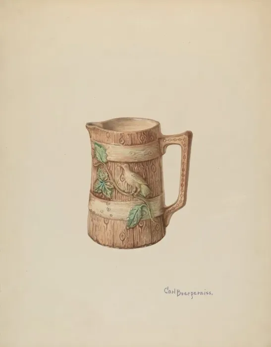 Framed Print : Pitcher, c. 1940. Creator: Carl Buergerniss Framed Print : Pitcher, c. 1940. Creator: Carl Buergerniss