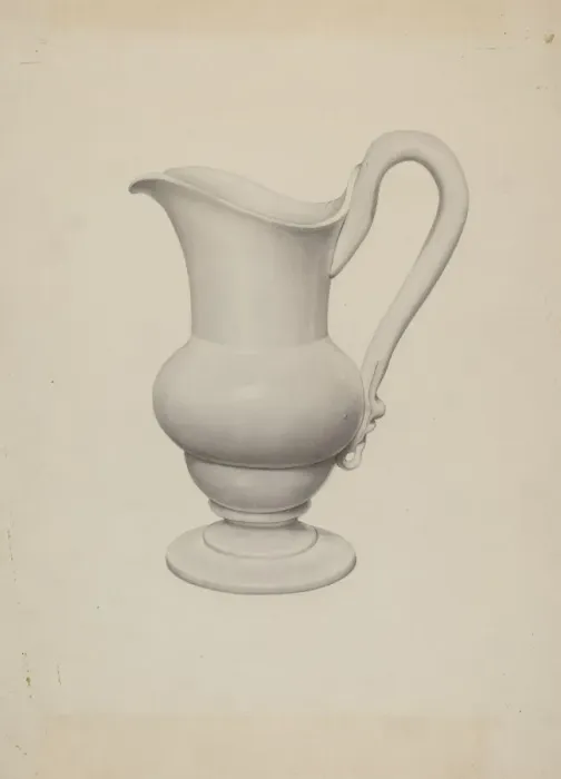 Framed Print : Pitcher, c. 1940. Creator: Roberta Spicer Framed Print : Pitcher, c. 1940. Creator: Roberta Spicer
