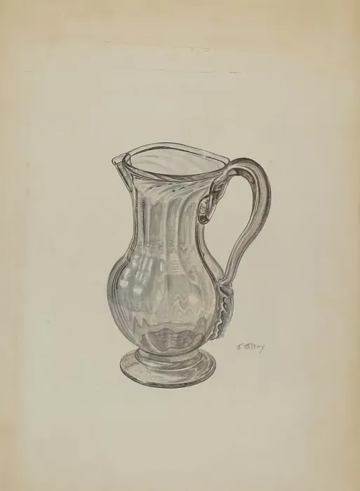 Framed Print : Pitcher, c. 1941. Creator: Joseph Mitry Framed Print : Pitcher, c. 1941. Creator: Joseph Mitry