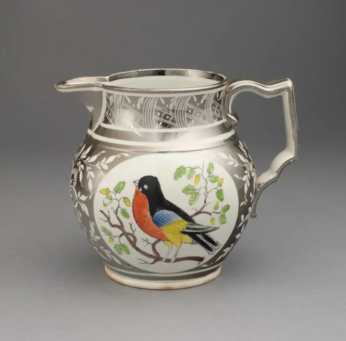 Framed Print : Pitcher, Staffordshire, 1810 / 20. Creator: Staffordshire Potteries Framed Print : Pitcher, Staffordshire, 1810 / 20. Creator: Staffordshire Potteries