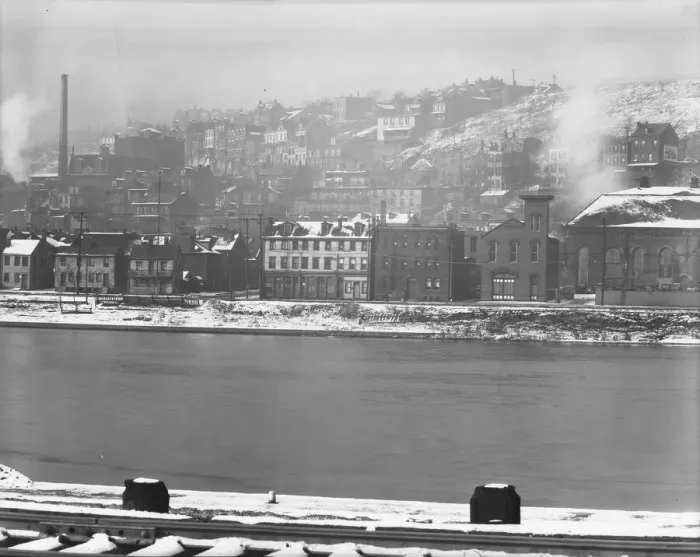 Framed Print : Pittsburgh housing, Pennsylvania, 1935. Creator: Walker Evans Framed Print : Pittsburgh housing, Pennsylvania, 1935. Creator: Walker Evans