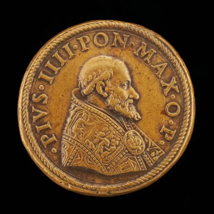 Framed Print : Pius IV (Giovanni Angelo de Medici, 1499-1565), Pope 1559 [obverse], 1561
