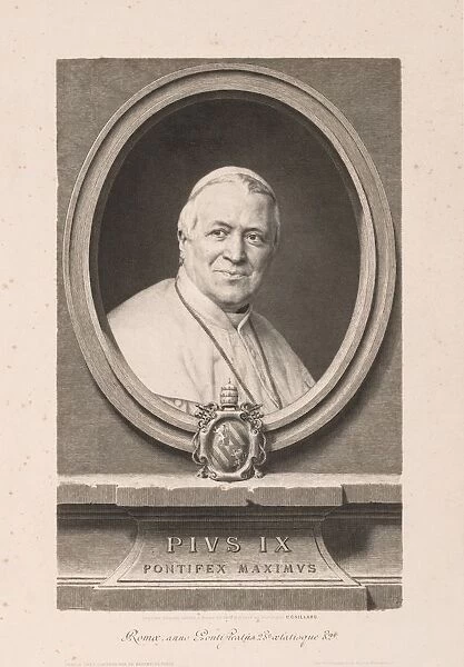 Pius IX, 1873. Creator: Claude-Ferdinand Gaillard (French, 1834-1887)