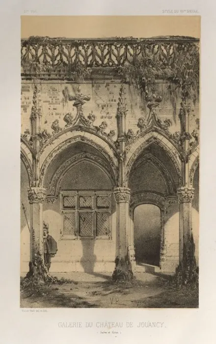 Framed Print : Pl. 41, Galerie Du Chateau De Jouancy (Saone et Loire), 1860. Creator: Victor Petit Framed Print : Pl. 41, Galerie Du Chateau De Jouancy (Saone et Loire), 1860. Creator: Victor Petit