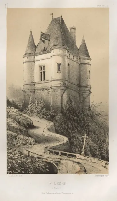 Framed Print : Pl. 77, Le Mesnil (Correze), 1860. Creator: Victor Petit (French, 1817-1874) Framed Print : Pl. 77, Le Mesnil (Correze), 1860. Creator: Victor Petit (French, 1817-1874)