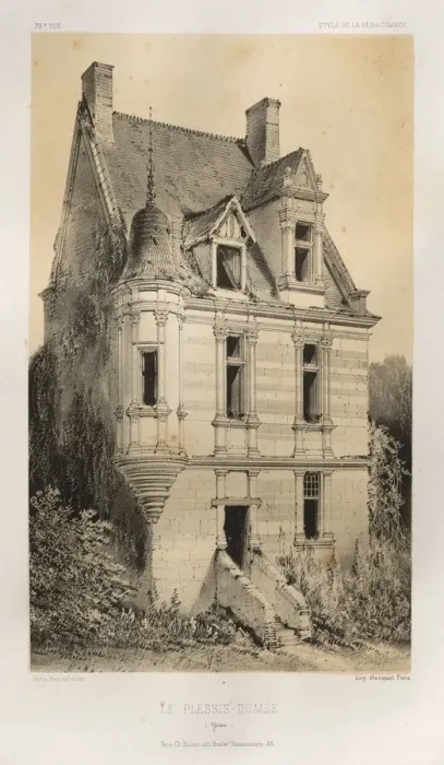 Framed Print : Pl. 79, Le Plessis-Dumee (Yonne), 1860. Creator: Victor Petit (French, 1817-1874) Framed Print : Pl. 79, Le Plessis-Dumee (Yonne), 1860. Creator: Victor Petit (French, 1817-1874)