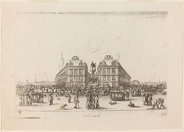 Place Dauphine, 1642. Creator: Stefano della Bella
