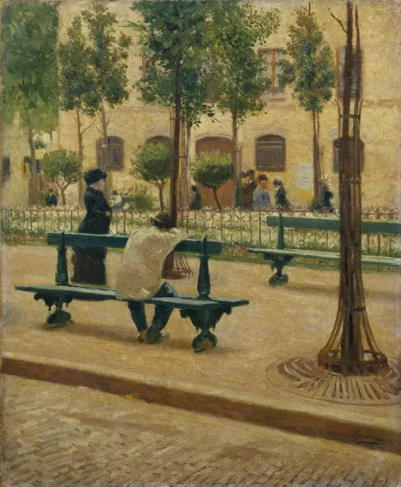 Framed Print : Place du Tertre, 1880 Framed Print : Place du Tertre, 1880
