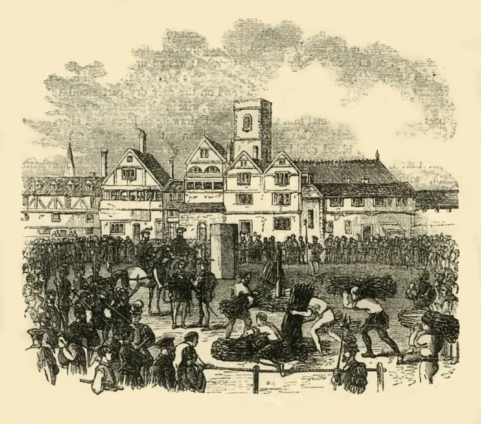 Framed Print : Place of Execution in Old Smithfield, (c1872). Creator: Unknown