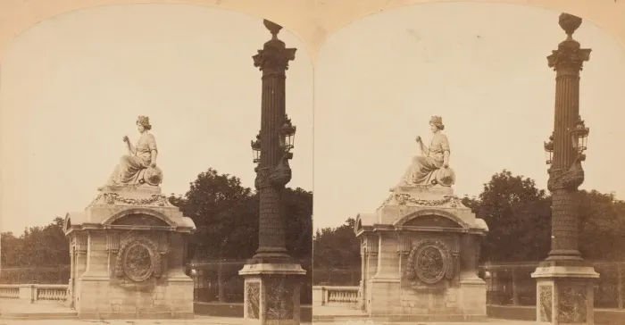 Framed Print : Place de la Concorde, Paris, 1860s. Creator: Unknown Framed Print : Place de la Concorde, Paris, 1860s. Creator: Unknown
