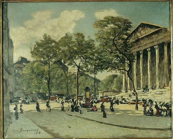 Place de la Madeleine in 1912, 1912. Creator: Louis Braquaval