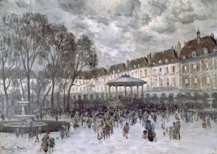 Framed Print : The Place of Music, c1875-1926. Artist: Frank Myers Boggs Framed Print : The Place of Music, c1875-1926. Artist: Frank Myers Boggs