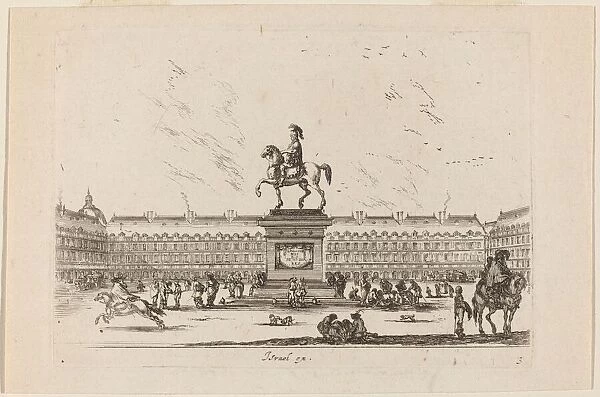 Place Royale, 1642. Creator: Stefano della Bella