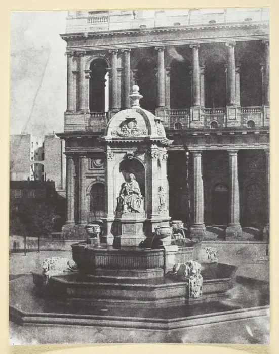 Framed Print : Place Saint-Sulpice, 1842 / 50, printed 1965. Creator: Hippolyte Bayard Framed Print : Place Saint-Sulpice, 1842 / 50, printed 1965. Creator: Hippolyte Bayard