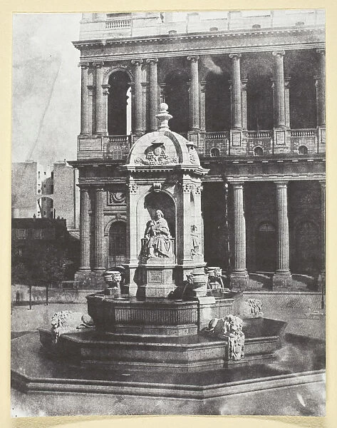 Place Saint-Sulpice, 1842 / 50, printed 1965. Creator: Hippolyte Bayard