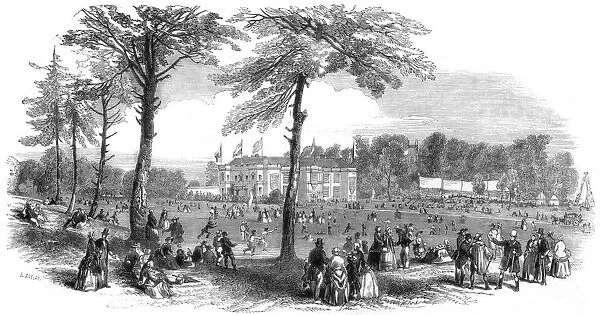 Place, Temperance, and Bond of Universal Brotherhood festival, Hartwell, Buckinghamshire, 1851. Artist: Henry Anelay