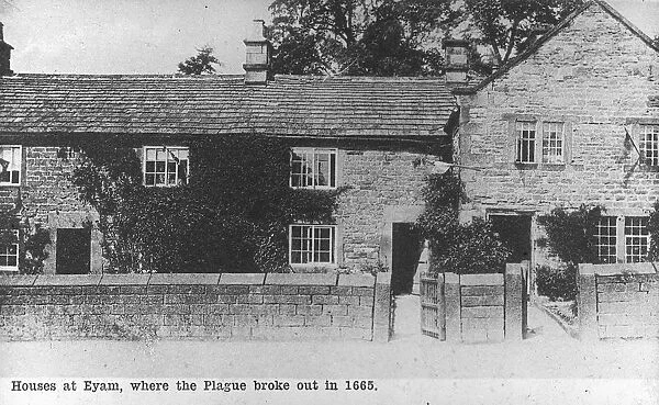 Plague cottages, Eyam, Derbyshire, 20th century