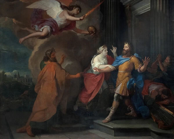 The Plague in the Reign of David, 1675  /  1700. Creator: Guy-Louis Vernansal