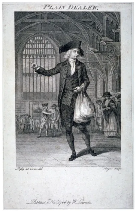 Framed Print : Plain Dealer, 1786. Artist: William Angus Framed Print : Plain Dealer, 1786. Artist: William Angus