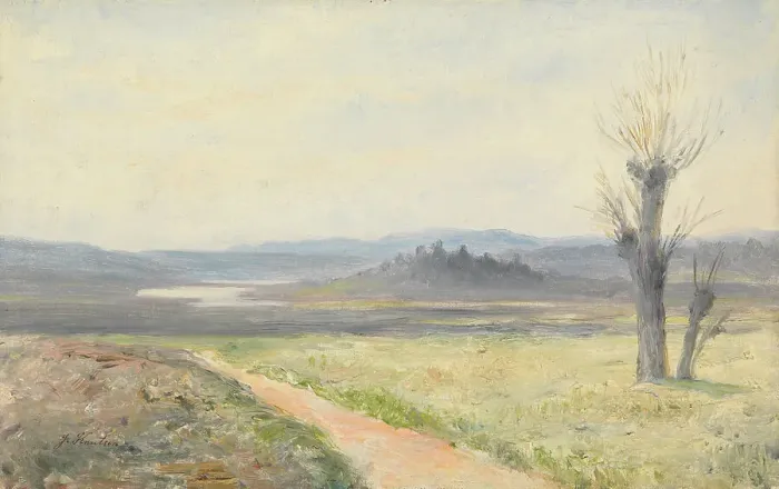 Framed Print : Plain landscape. Creator: Johan Knutson Framed Print : Plain landscape. Creator: Johan Knutson