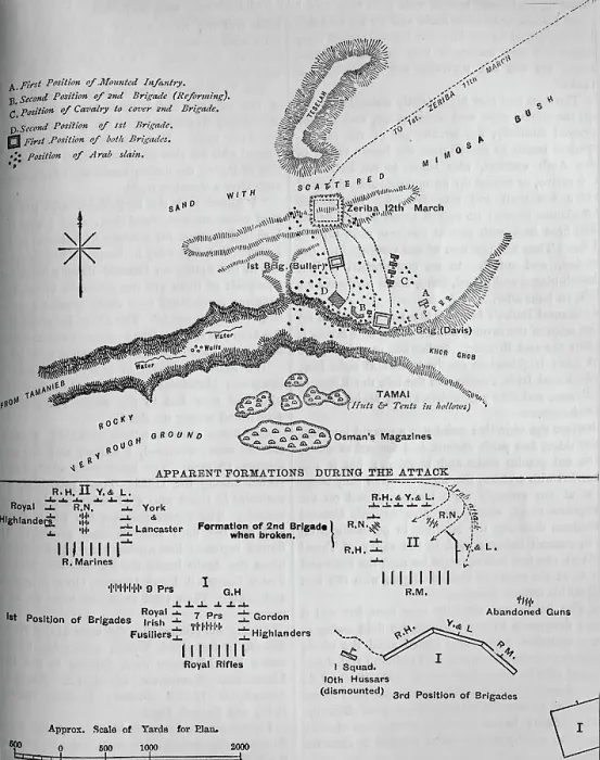 Framed Print : Plan of the Battle of Tamai, (March 13, 1884), c1881-85 Framed Print : Plan of the Battle of Tamai, (March 13, 1884), c1881-85