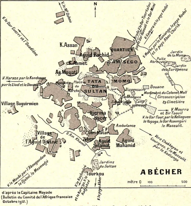 Framed Print : Un plan de grande ville soudanaise: Abecher; L'Ouest Africain, 1914. Creator: Unknown Framed Print : Un plan de grande ville soudanaise: Abecher; L'Ouest Africain, 1914. Creator: Unknown