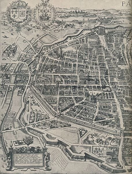 Plan of Paris, c1630 (1915)