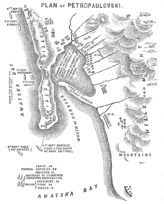 Framed Print : Plan of Petropaulovski, 1854. Creator: Unknown Framed Print : Plan of Petropaulovski, 1854. Creator: Unknown
