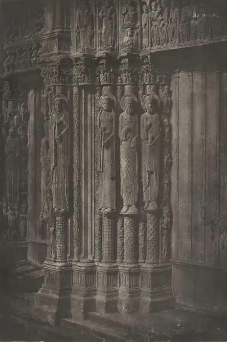 Framed Print : Planche XIII ? Cathedrale de Chartres, Statues Colonnes de la Porte Centrale du Framed Print : Planche XIII ? Cathedrale de Chartres, Statues Colonnes de la Porte Centrale du