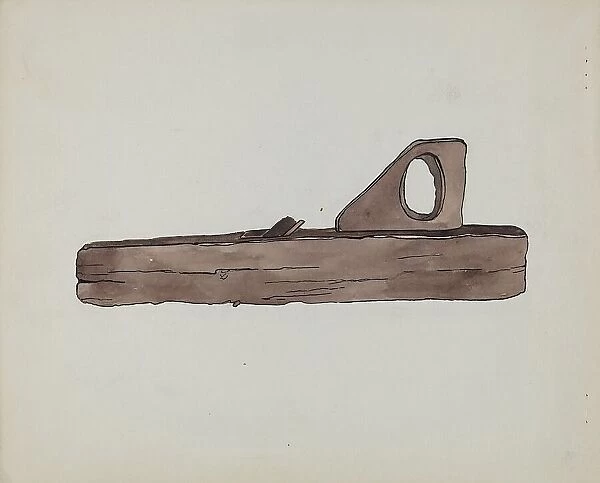 Plane for Leveling Wood, c. 1936. Creator: Lena Nastasi