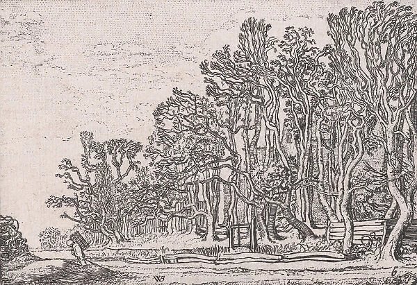 Two Plank Hedges, from Verscheyden Landtschapjes (Various Little Landscapes), Plate 6