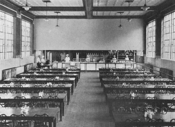 Framed Print : Plant cafeteria, National Tube Co, Riverside Works, Wheeling, West Virginia, 1923 Framed Print : Plant cafeteria, National Tube Co, Riverside Works, Wheeling, West Virginia, 1923