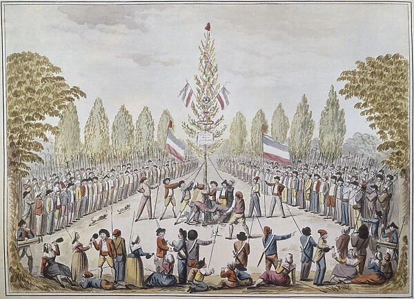 The Planting of a Liberty pole, 1792