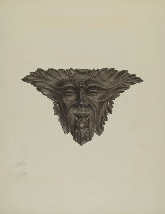 Framed Print : Plaque, c. 1941. Creator: Edmond Lorts Framed Print : Plaque, c. 1941. Creator: Edmond Lorts