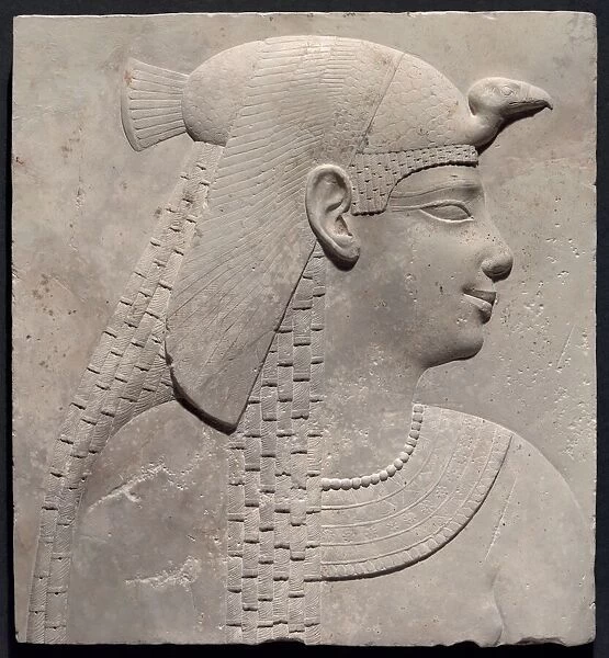 Plaque Depicting a Queen or Goddess, Egypt, Ptolemaic Period (332-30 BCE)